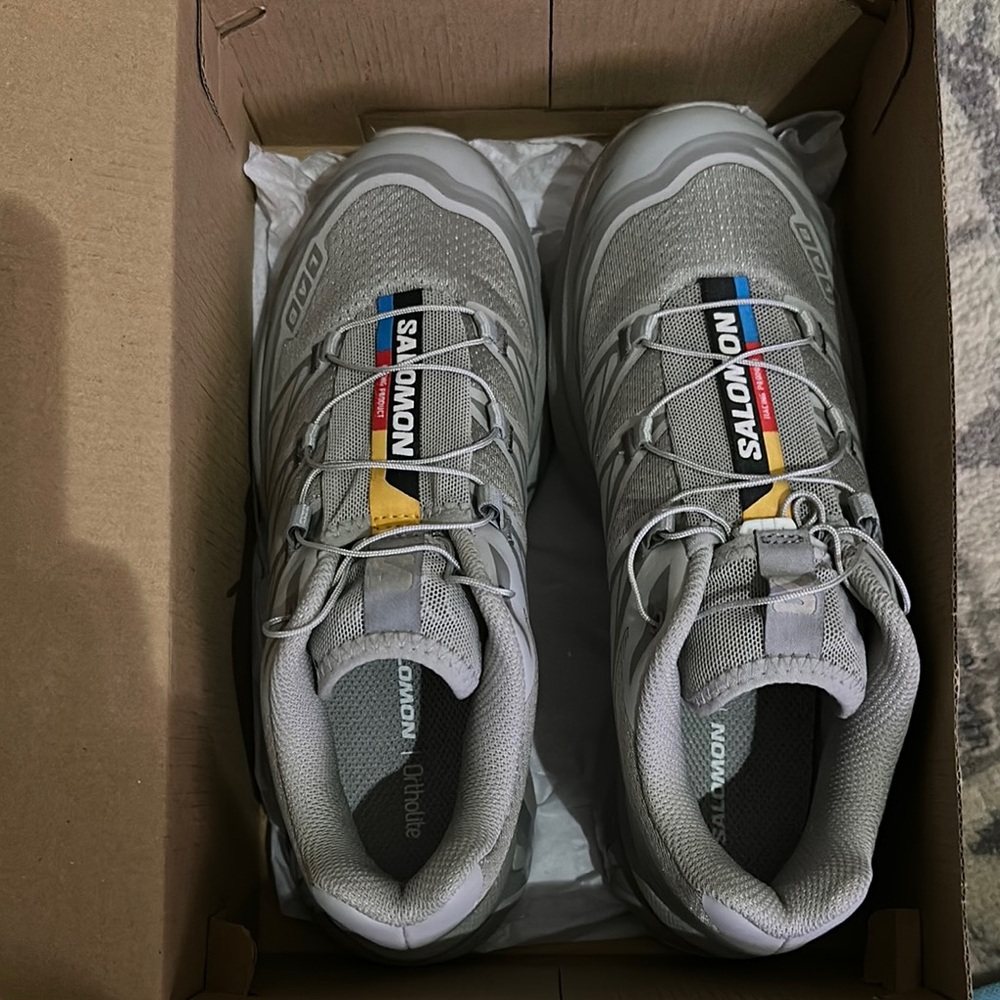 Salomon Gray Athletic Shoes